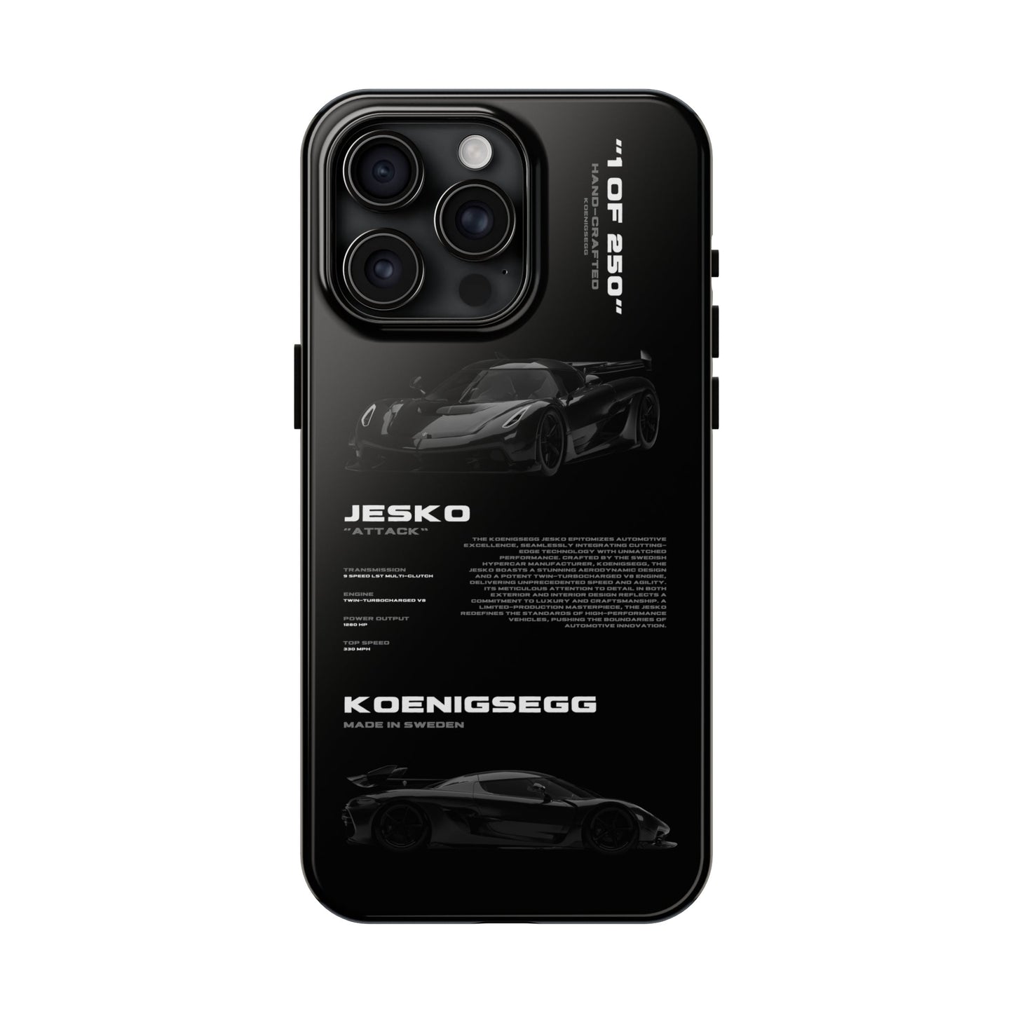 "Jesko" Black Case